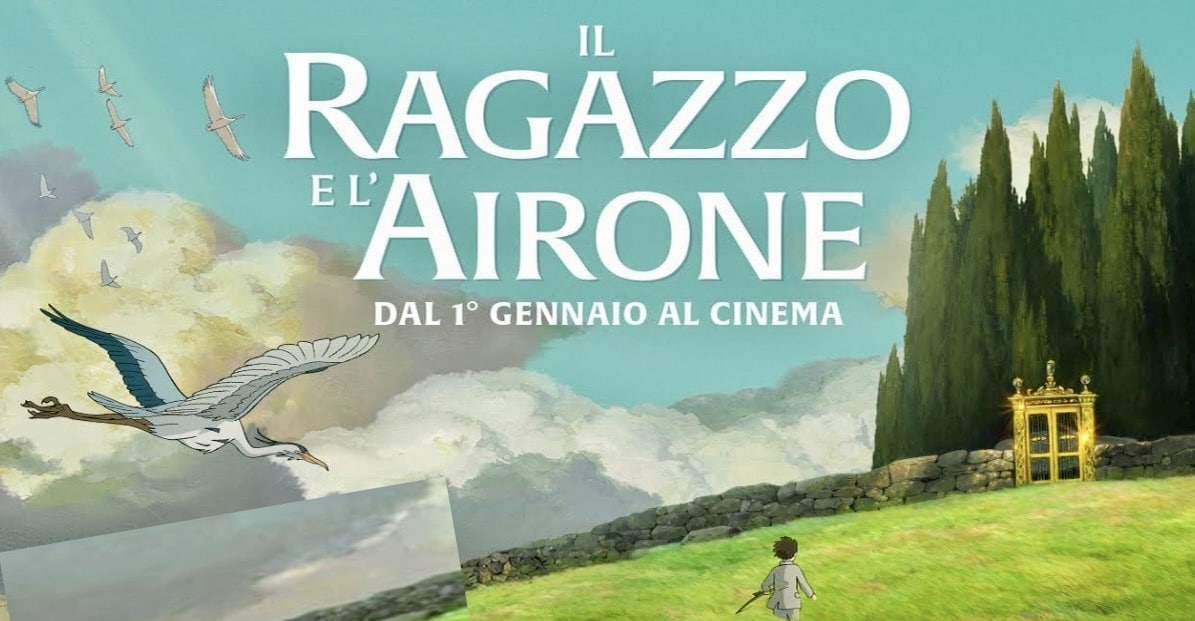 Il film d'animazione "Il ragazzo e l'airone" arriva nei cinema italiani dal 1 gennaio.