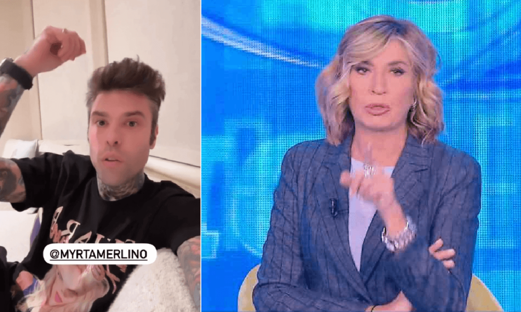Fedez contro la Merlino 'Vieni sotto casa, vieni…' Lei 'Ti stimo ma…', il video