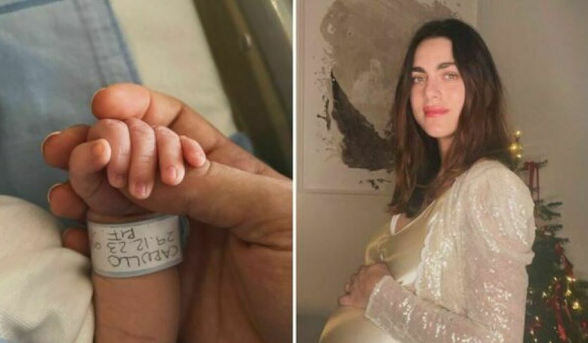 Il primogenito è un maschio: fiocco azzurro per Miriam Leone e Paolo Carullo: è nato Orlando Leone Carullo