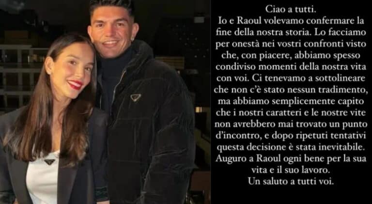 La relazione tra Raoul Bellanova e Paola Di Benedetto è finita: i motivi