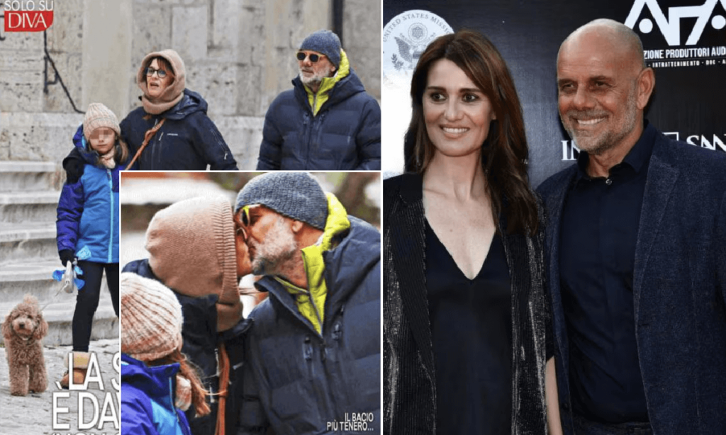 Paola Cortellesi, gita in famiglia e baci romantici con il marito, gli scatti