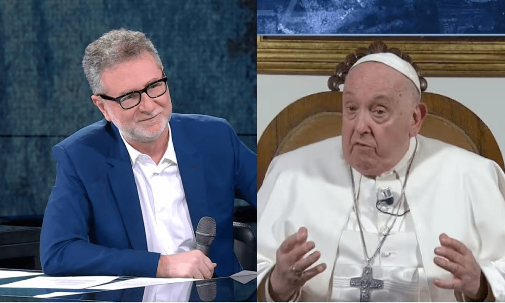 Papa Francesco da Fazio, Che tempo che fa Come sta Sono vivo, l'intervista