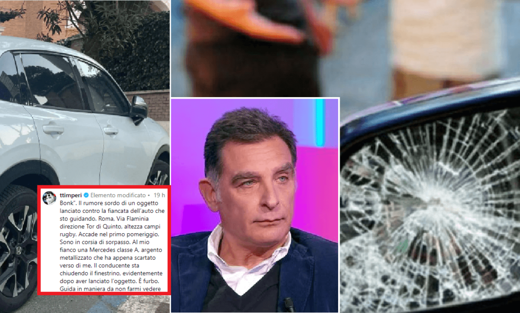 Truffa dello specchietto, l'esperienza traumatica di Tiberio Timperi, la confessione del conduttore