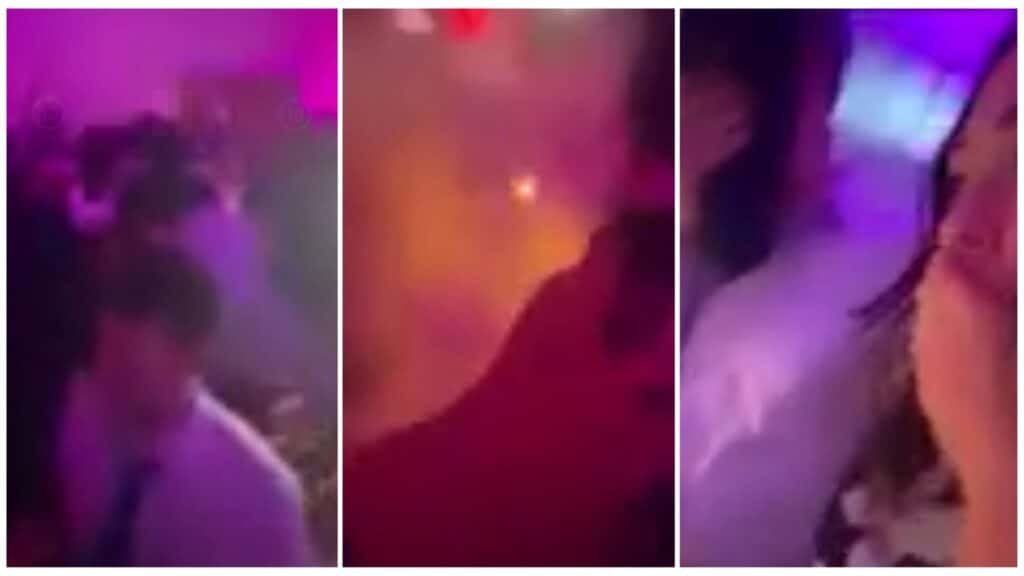 crolla pavimento matrimonio video inedito