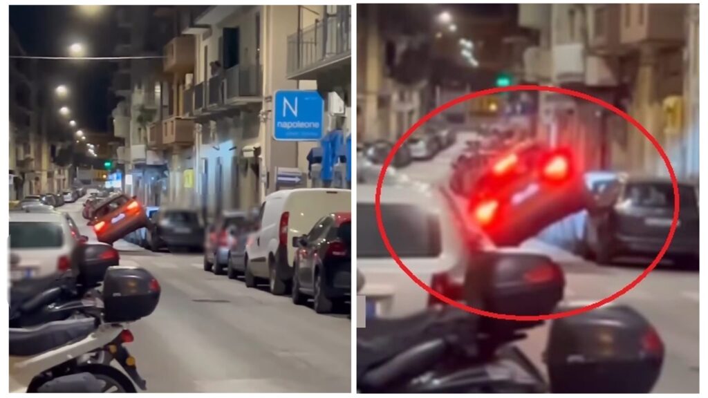 Il VIDEO dell'episodio è stato ripreso da uno dei proprietari dei veicoli danneggiati che poi lo ha fatto girare sui social dove è diventato presto virale