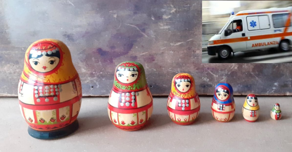 Uomo con una matrioska incastrata nel retto: operato