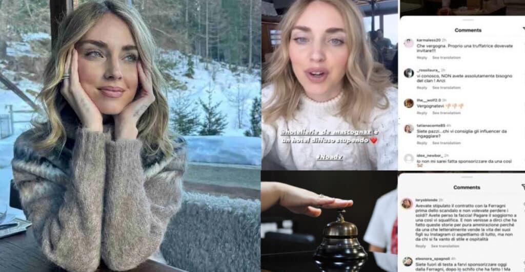 Chiara Ferragni hotel tutto esaurito