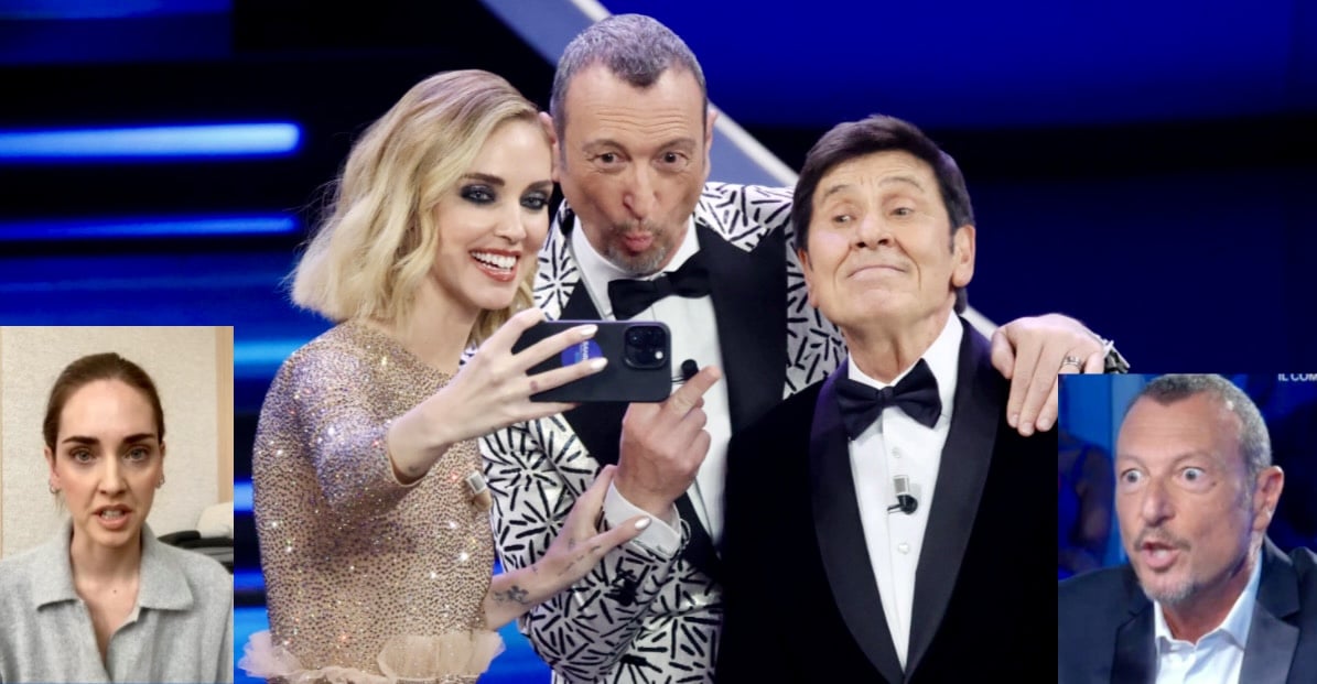 Multa Sanremo 2023 Chiara Ferragni Amadeus