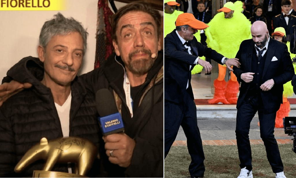 Gaffe John Travolta, Fiorello riceve il Tapiro d'oro Ci ha fregati lui, il video