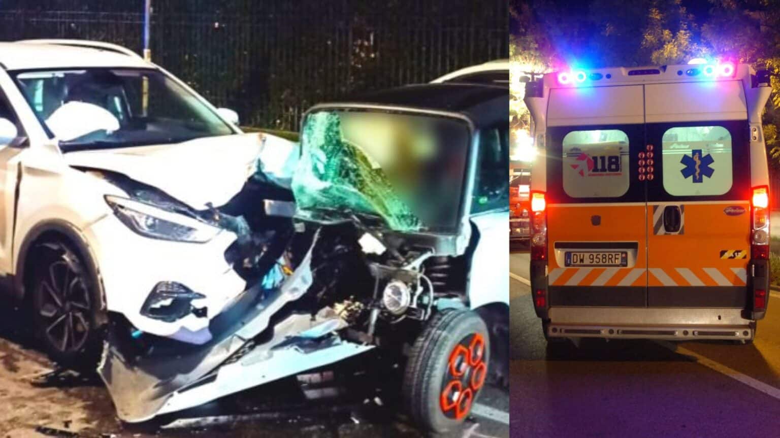 Incidente ad Avellino, schianto tra due auto: 16enne in gravissime condizioni