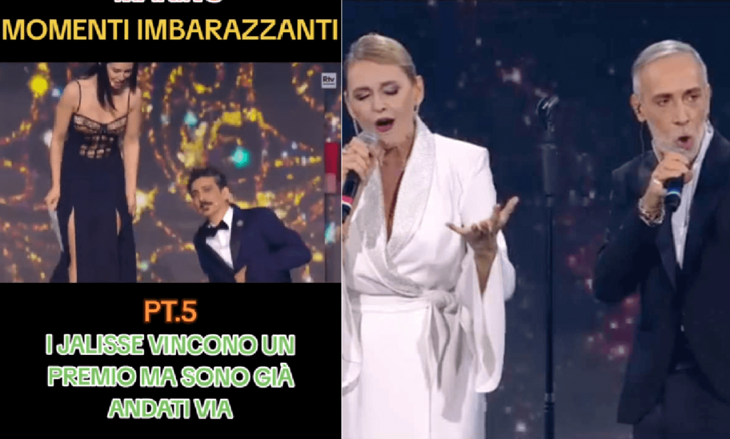Jalisse premiati a Una voce per San Marino, non salgono sul palco, confusione in diretta