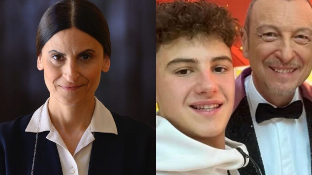 Josè Sebastiani, il figlio di Amadeus ripreso dalla sorvegliante del Collegio