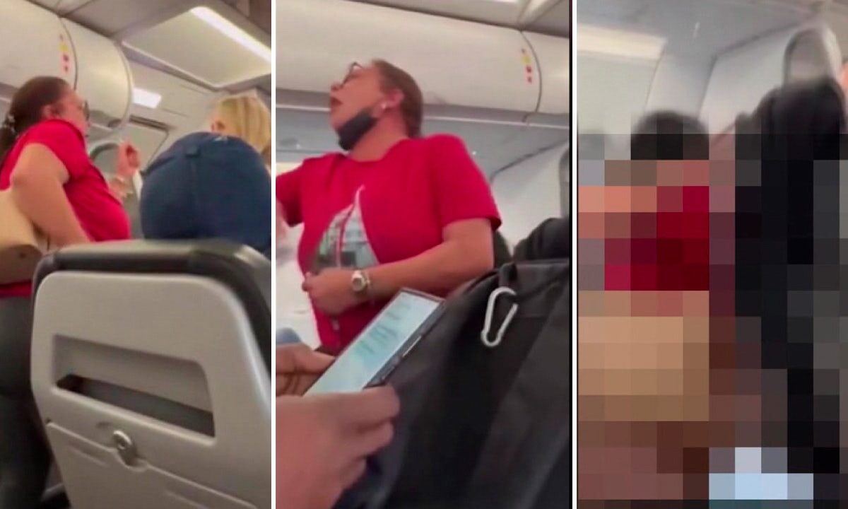 La donna avrebbe prima chiesto scusa, poi si sarebbe calata i pantaloni e la biancheria intima restando nuda davanti a tutti, compresi i bambini.