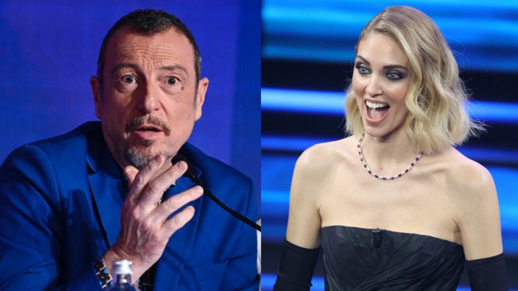 Il conduttore risponde a tono alla provocazione dell'inviato di Striscia, tra lo stupore dei presenti