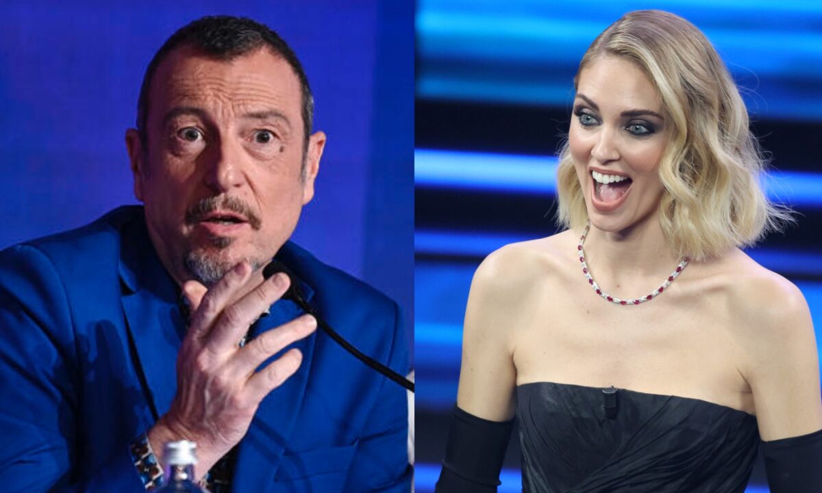 Il conduttore risponde a tono alla provocazione dell'inviato di Striscia, tra lo stupore dei presenti