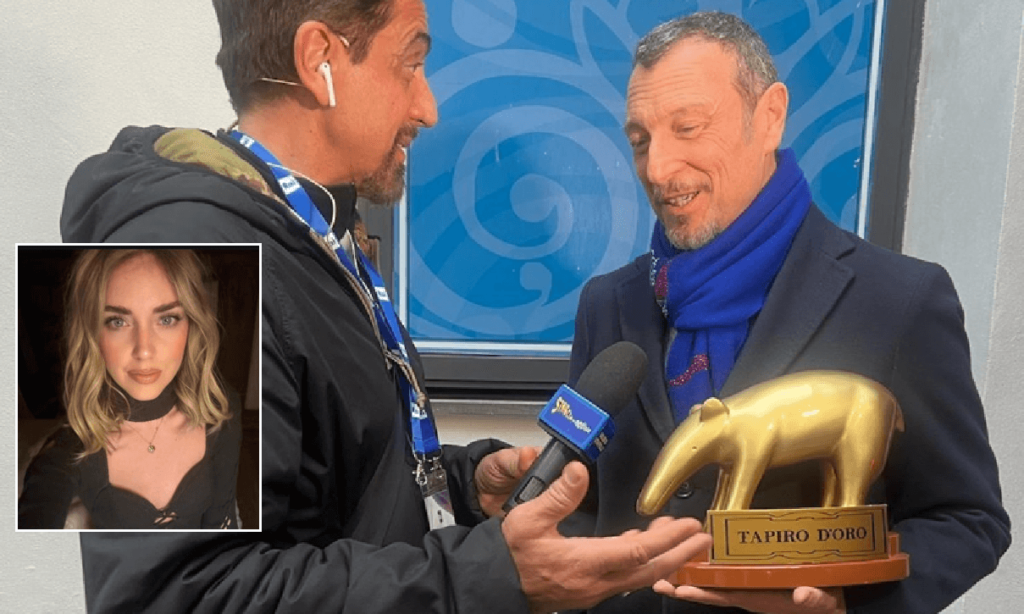 Tapiro ad Amadeus per la multa a Sanremo con la Ferragni Capirai, che sarà mai
