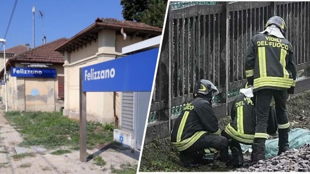 felizzano 16enne investito treno