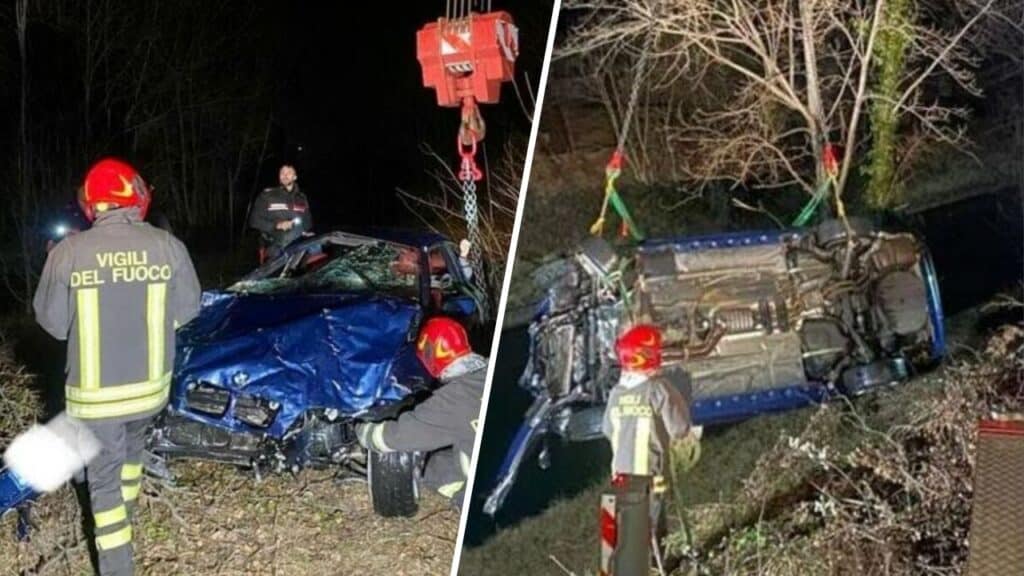 udine auto canale muore ventenne