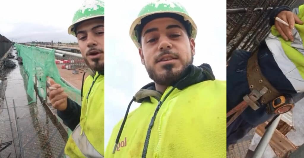 La riflessione social di un muratore diventata virale