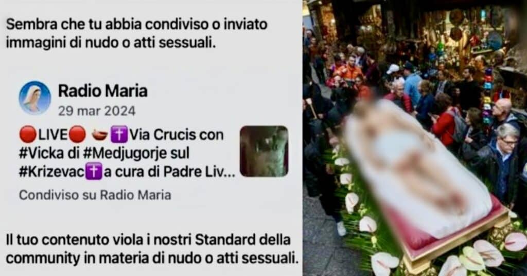 Facebook blocca la diretta di Radio Maria e l'emittente risponde
