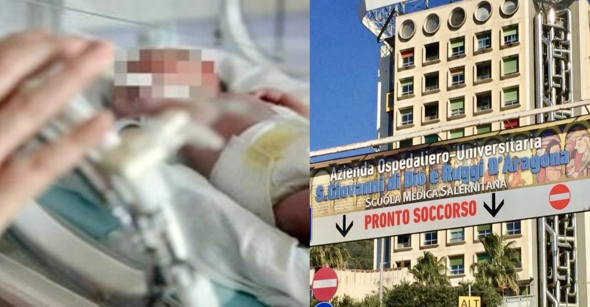 Bimbo nato morto all'ospedale di Salerno