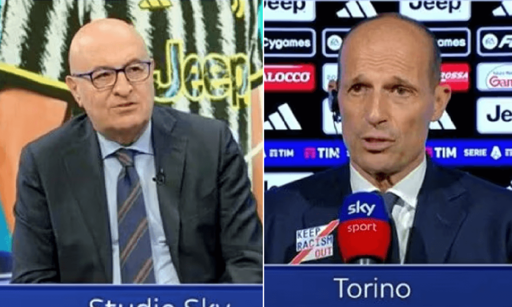 Allegri, la lite in diretta dopo la critica di Teotino Lei sa allenare? La replica