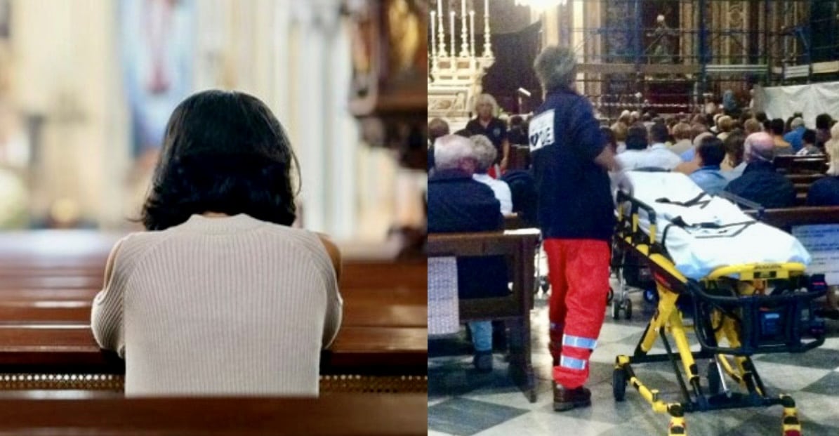 Luciana De Carli morta in chiesa durante la preghiera