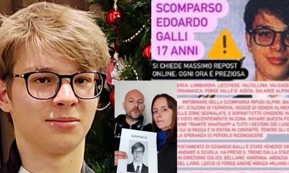16enne scomparso da 6 giorni, il papà di Edoardo: “Potrebbe essere in Russia” - Foto