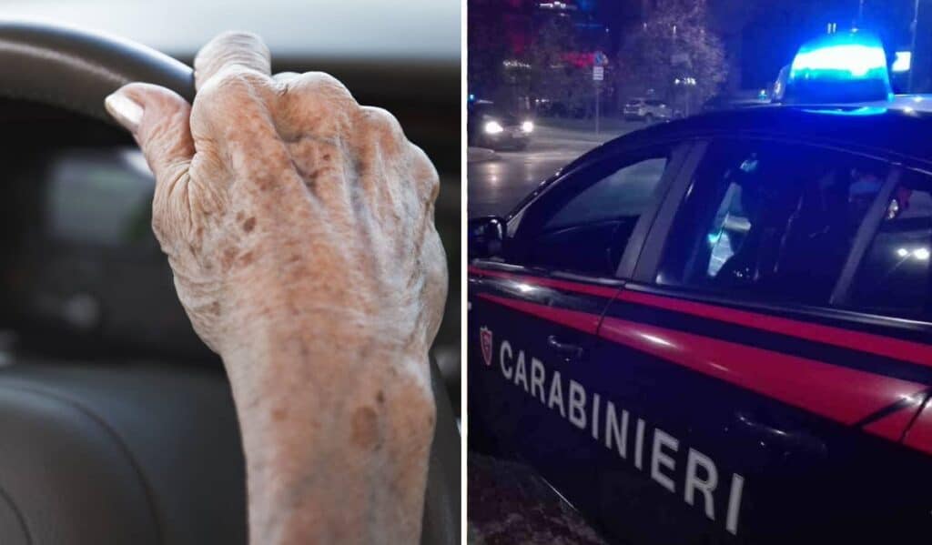 Una pattuglia dei carabinieri è accorsa sul posto dopo la segnalazione di un'auto sospetta che si aggirava per le strade cittadine