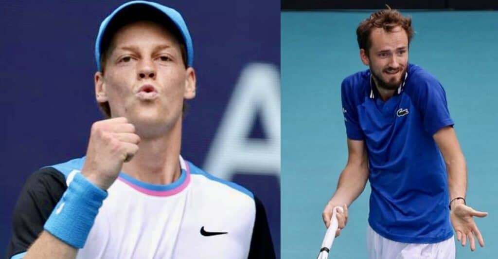 Sinner batte Medvedev a Miami: chi incontrerà in finale