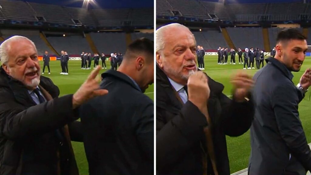 Il VIDEO dello sfogo del presidente partenopeo sta facendo il giro delle trasmissioni sportive spagnole