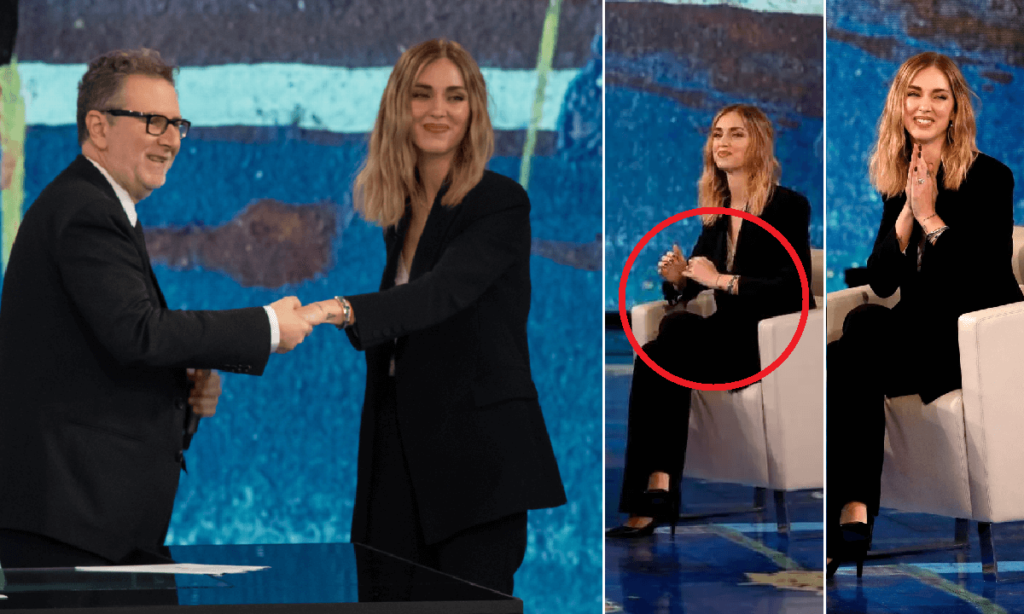 Ferragni, la strategia attuata da Fazio il fazzoletto, gli strafalcioni grammaticali