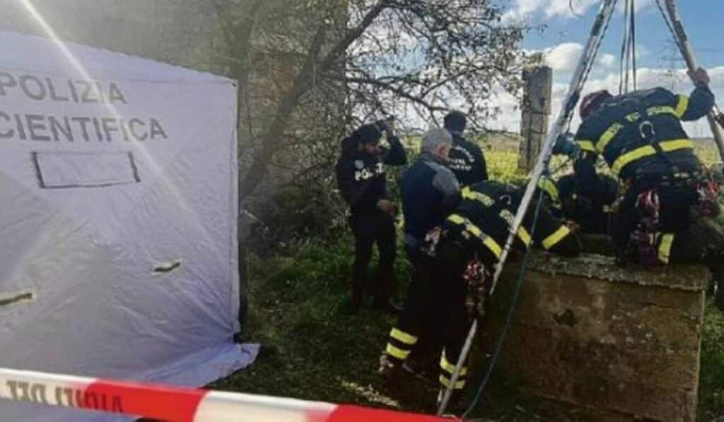 Foggia resti umani pozzo