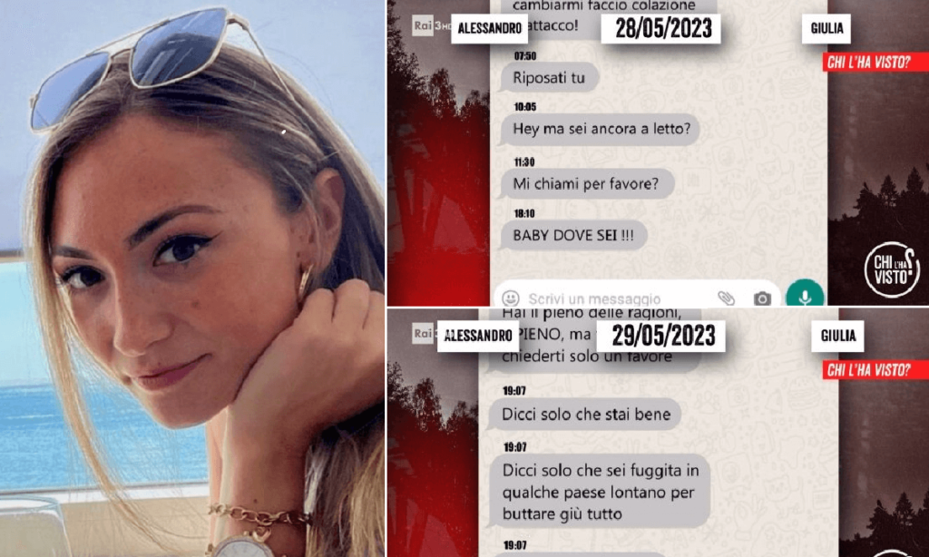 Giulia Tramontano, l'ultima chat prima di morire Lui è da psichiatria, cosa ha scritto