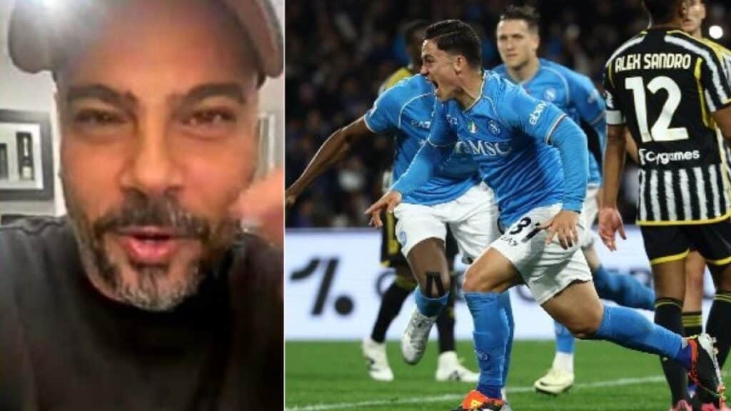 L'attore di Gomorra era nel locale insieme al fratello, anche lui tifosissimo del Napoli. Ecco cos'è successo