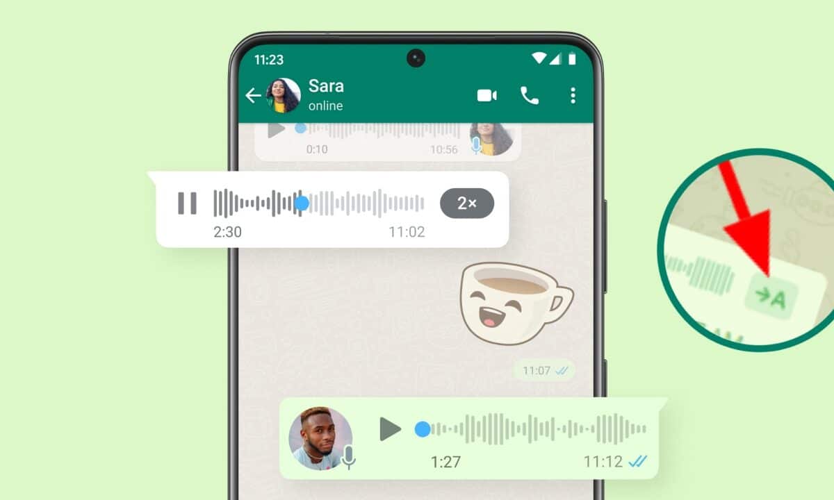 Novità di WhatsApp: in arrivo la trascrizione dei messaggio vocali