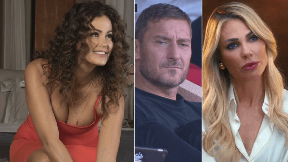 Samantha De Grenet si infila tra Totti e Ilary Sono stata con Francesco