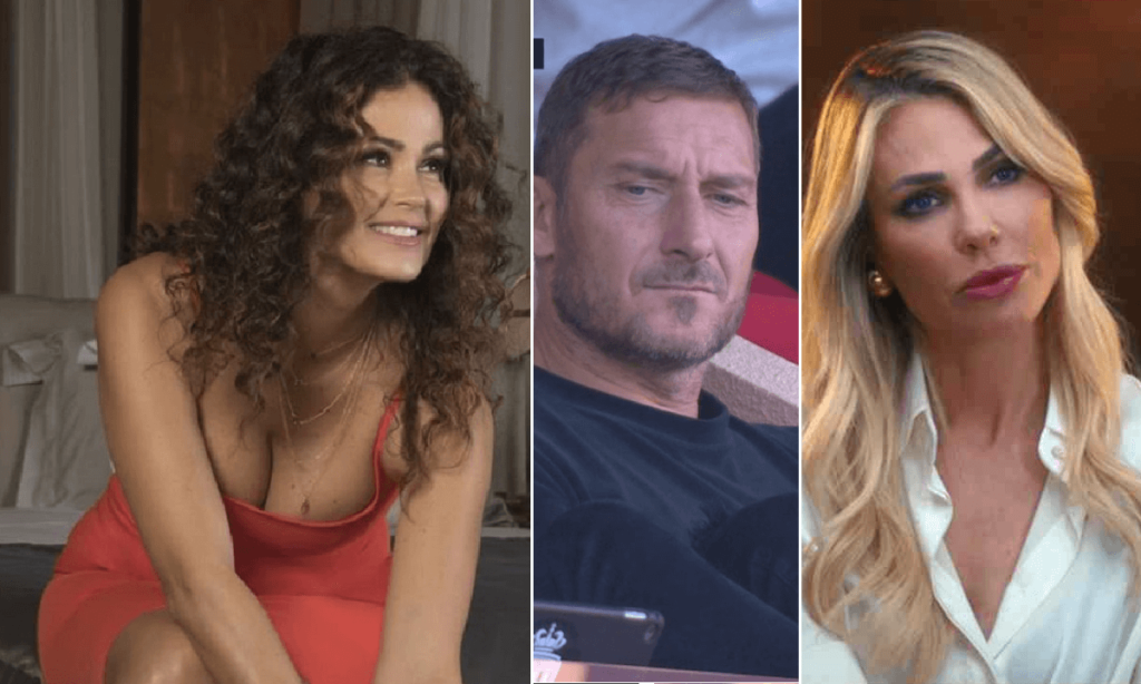 Samantha De Grenet si infila tra Totti e Ilary Sono stata con Francesco