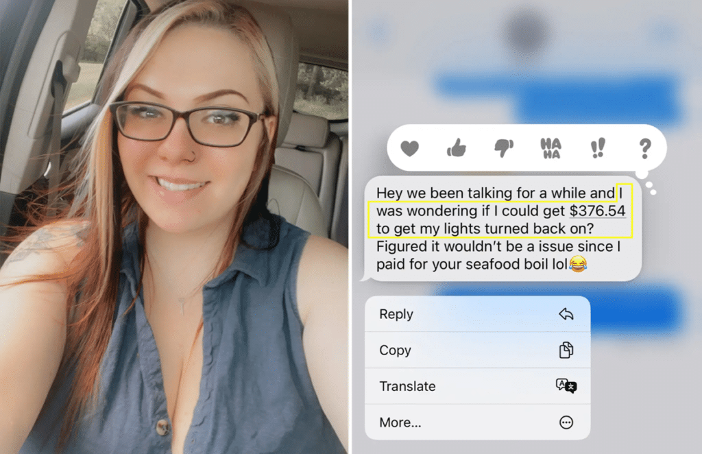 Conosce uomo su Tinder, ma le chiede di pagargli la bolletta della luce