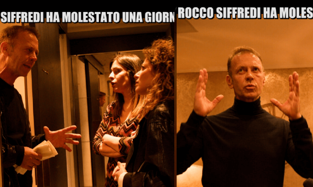 Siffredi incontra la giornalista che avrebbe molestato la reazione di lui