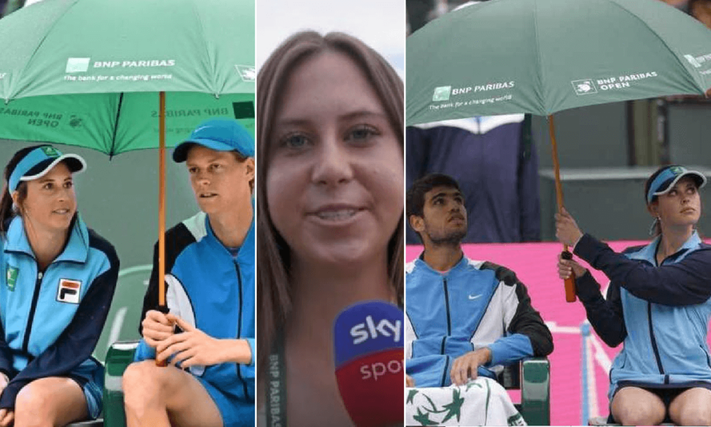 Sinner, la raccattapalle ancora incredula le differenze con Carlos Alcaraz