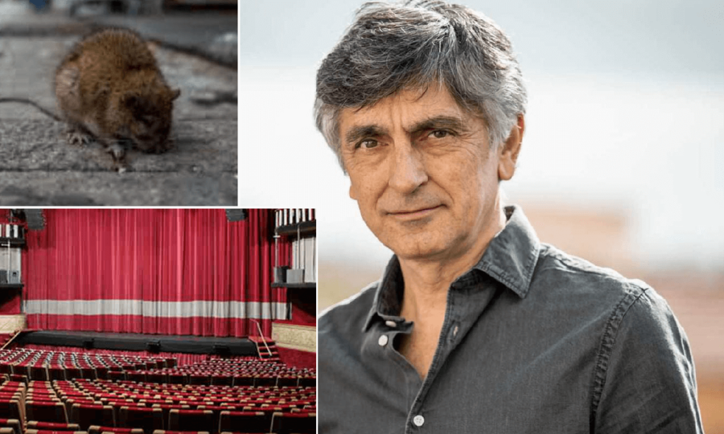 Topo invade la platea al Sistina nel corso dello show di Vincenzo Salemme