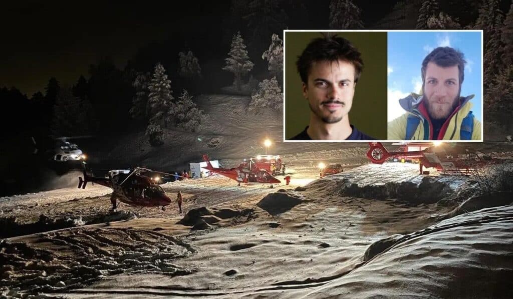 scialpinisti morti anni