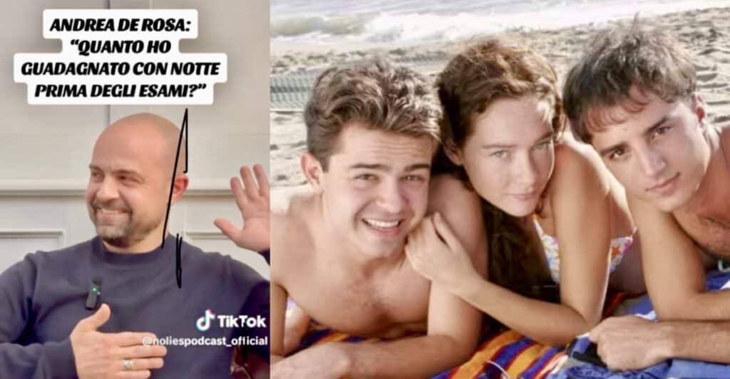 Andrea De Rosa: "Ecco quanto guadagnai interpretando Massi in Notte prima degli esami"