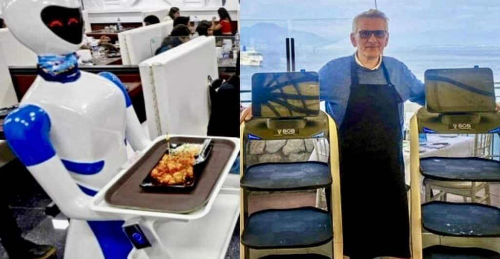 Compra due robot al posto di assumere camerieri: "Sono stato costretto"