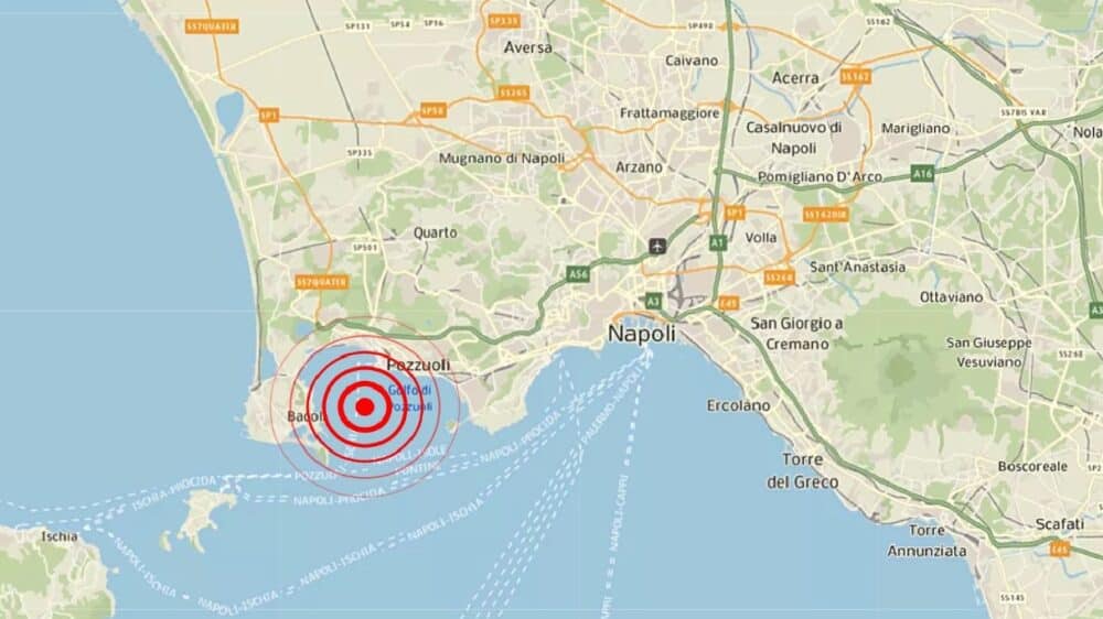 Campi Flegrei, avvertita nuova scossa di terremoto