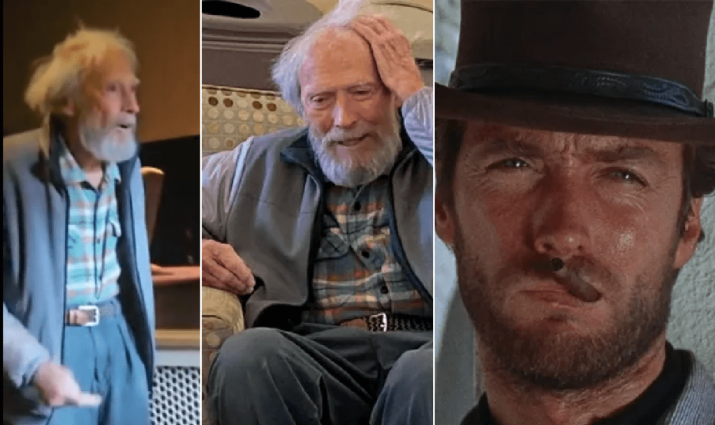 Clint Eastwood riappare a 93 anni sale le scale senza bastone, il video