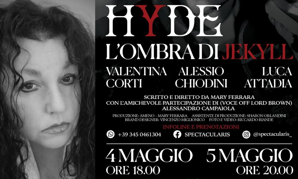 Debutta al Teatro Di Documenti di Roma lo spettacolo "Hyde – L’ombra di Jekyll"