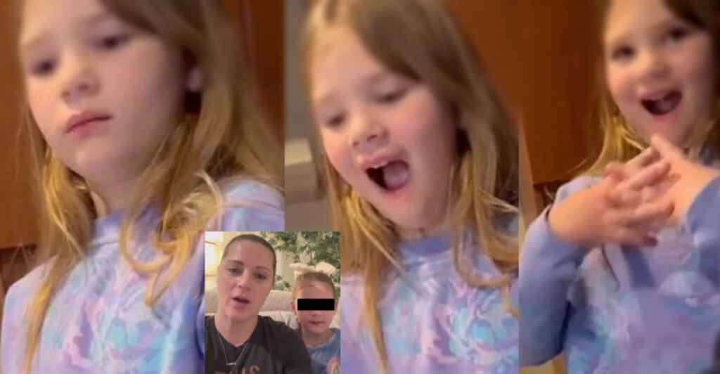 Partorisce davanti alla figlia di 7 anni: pioggia di critiche