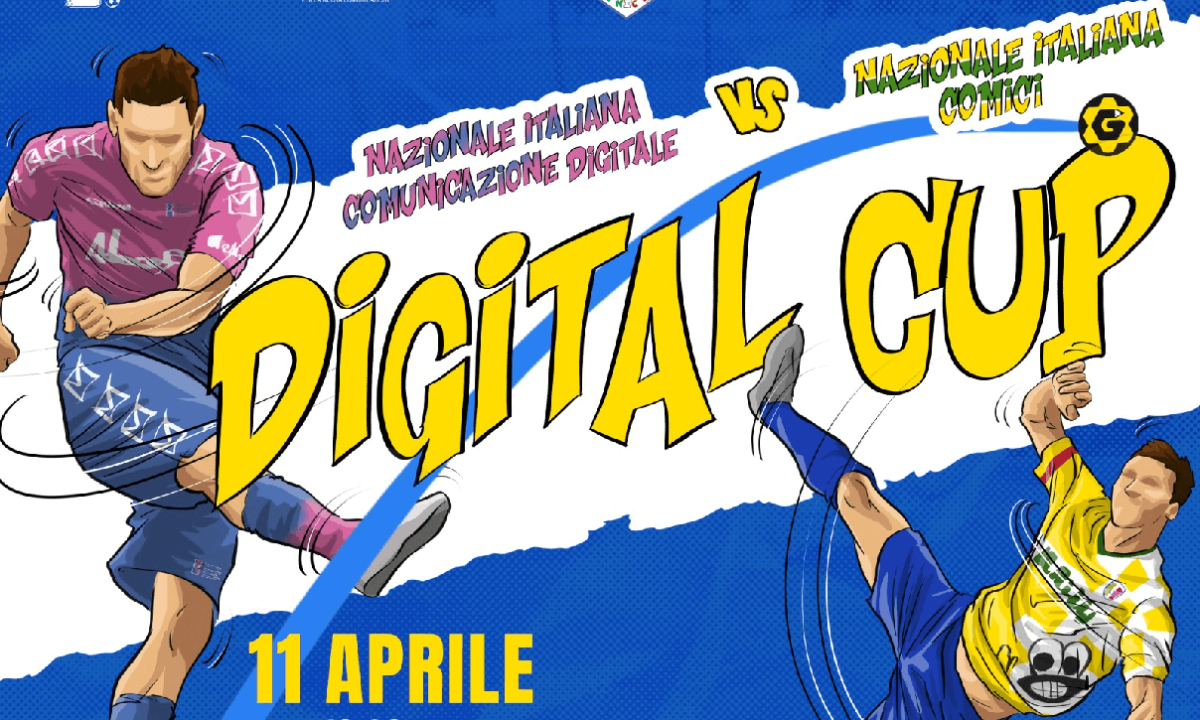 Ecco la Digital Cup 2024 la Nazionale della comunicazione digitale contro la Nazionale comici